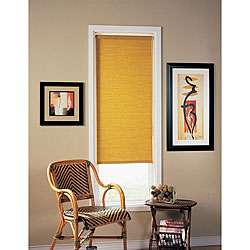 Honey colored Natural Roller Window Shade (34 in. x 68 in 