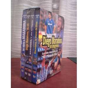  ARGENTINA BOX 4 DVDs MARADONA FOOTBALL FACTORY SEALED 