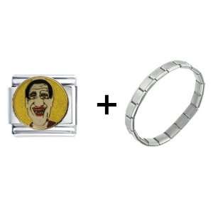  Entertainer Jimmy Durante Italian Charm Pugster Jewelry
