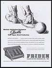 1947 Friden Calculator Ball & Chain Shackles Vintage Print Ad
