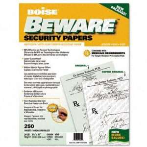  Boise Beware Healthcare Security Paper, Acid Free, 8 1/2 x 
