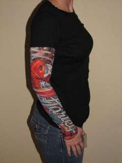 Womens HARLEY DAVIDSON tattoo sleeve shirt * NEW  