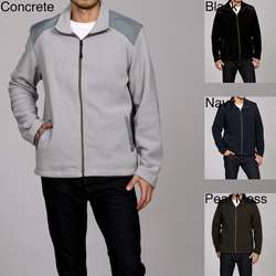 Calvin Klein Mens Full zip Fleece Jacket  Overstock