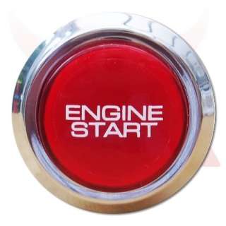 Chrome Engine Start Starter Push Button Button Switch  