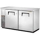 New True TBB 24 60 S Commercial Stainless Steel Back Bar Beer Cooler