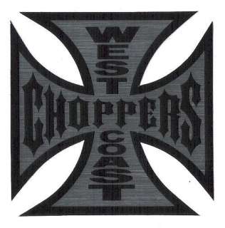 West Coast Choppers Sticker 3 x 3 inch Quality Original  