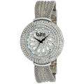 Burgi Womens Crystal Mesh Bracelet Quartz Watch MSRP $ 