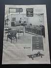 Original Advertising Willett Trans East Solid Cherry Furniture 1957 