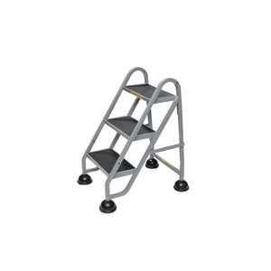 Stop Step Aluminum Ladder, 3 Step,gry   STOP STEP 
