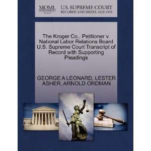  The Kroger Co., Petitioner v. National Labor Relations 