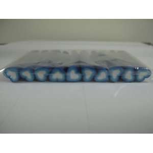  Heart (Blue) Polymer Clay Cane 1 Stick 0030202003 Arts 