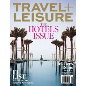 Travel + Leisure (1 year auto renewal):  Magazines