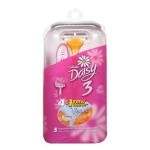    Gillette Daisy Plus 5 Count #2652 (3 Pack)