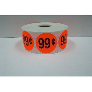   1000 1.5 inch Round 1.99 Price Retail Labels Stickers: Office Products