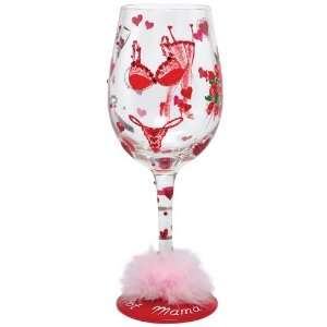  Lolita Wine Glass Hot Mama Valentine GLS11 5535E Kitchen 