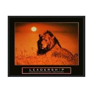  Leadership Lion   Motivational Office Art: Home & Kitchen