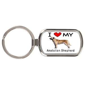  I Love My Anatolian Shepherd Key Chain: Office Products