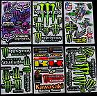   motocross Stickers top boys mx Gift Energy Rockstar BMX Bike KX