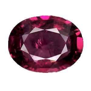Rubellite Oval Violet Pink Faceted Oval Unset Loose Gemstone Genuine 