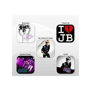  MusicSkins for iPod Nano 6   Justin Bieber JBP 2 Toys & Games