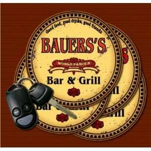  BAUERS Family Name Bar & Grill Coasters