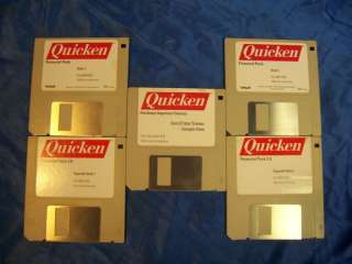 QUICKEN FINANCIAL PACK FLOPPY DISKS FOR IBM PS/2  