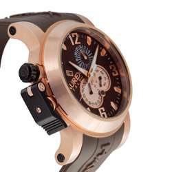 Haurex Italy San Marco Mens Rose and Brown Watch  