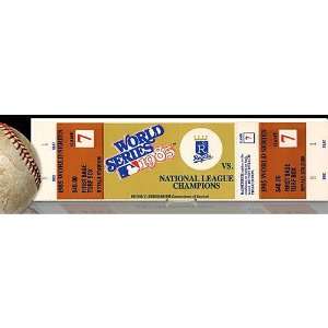   City Royals 1985 World Series Royals Mini Mega Ticket Sports