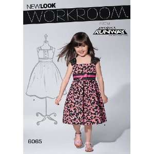  New Look 6065 Childs Dresses Sewing Pattern, Size A (3 4 