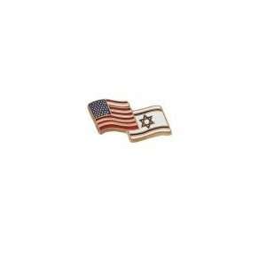  Lapel Pin American/Israeli Flags: Everything Else
