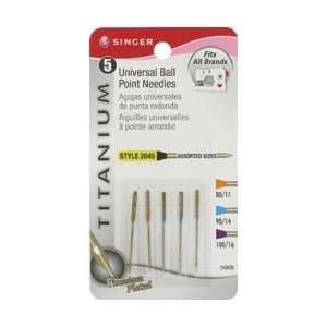  Singer Sewing Universal Ball Point Needles Size 80/11 (2 