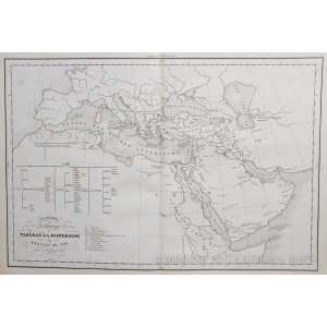  Delamarche Map of the Hebrews (1858)