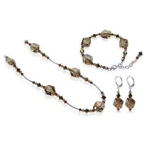   20 inch Necklace Jewelry Set Made with Swarovski Elements Jewelry