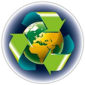  Go Green Eco Friendly Planet Car Bumper Sticker Decal 5 X 