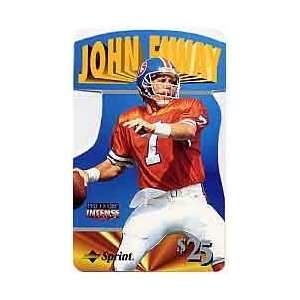   Card $25. Proline Intense 1997 John Elway Die Cut 