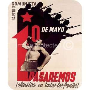  Primero De Mayo Vintage Spanish Civil War MOUSE PAD 