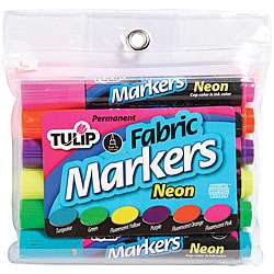   Primary Colors Tulip Large Fabric Markers (Pack of 6)  