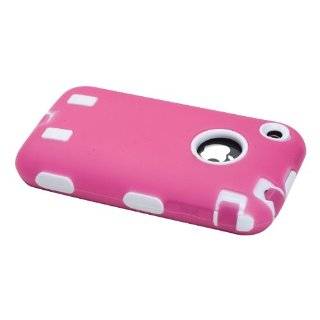 Body Armor for iPhone 3G / 3GS   Hot Pink & White