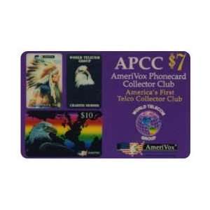 Collectible Phone Card $7. AmeriVox PhoneCard Collector Club (APCC 