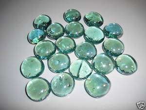 D00358 Light Green Glass Gems / Crafts,Jewelry,OOAK  