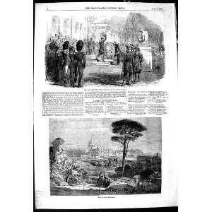  1849 VIEW ROME PRESIDENTS RECEPTION ELYSEE NATIONAL