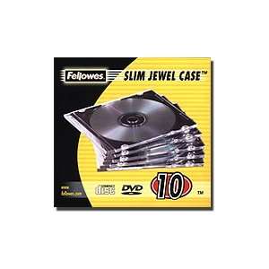   Slim Jewel Case 10 Pack Media Cases for Windows: Office Products