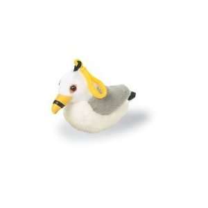 Mini Clip California Guff   Plush Squeeze Bird with Real 