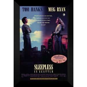  Sleepless in Seattle 27x40 FRAMED Movie Poster   B 1993 