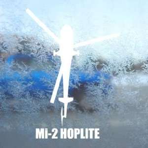  Mi 2 HOPLITE White Decal Military Soldier Window White 
