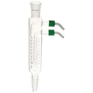 Chemglass CG 1213 L HC 01 Glass Reflux Condenser with Removable Hose 