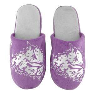  Texas Christian Horned Frogs Big Logo Slippers Sports 