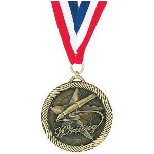 Academics and Scholastic Medals   2 inches Budget School Medal   Gold 