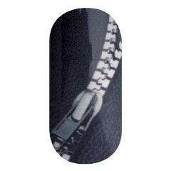 MINX NAILS NEW 1 SIZE 20 PACK ZIPPERS DESIGN  