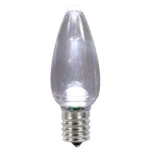   White LED Transparent Twinkle C9 Christmas Replacement Bulbs: Home